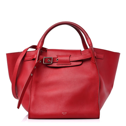 Celine Smooth Calfskin Small Big Bag Red 1 of 19