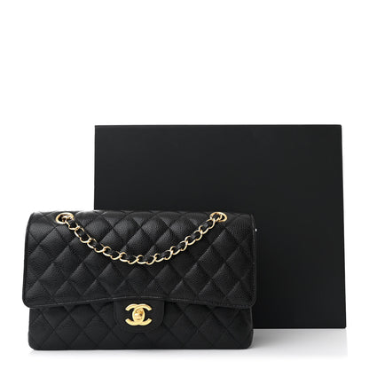 Chanel Caviar Quilted Medium Double Flap Black 11 of 11