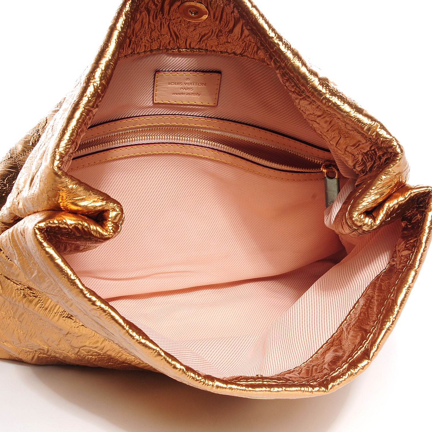 Louis Vuitton Jacquard Quilted Monogram Limelight Clutch MM Gold 7 of 7