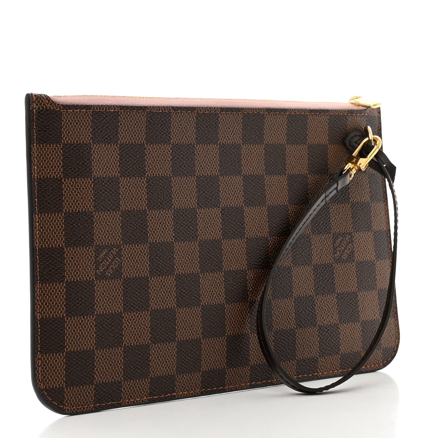 Damier Ebene Neverfull MM GM Pochette Rose Ballerine