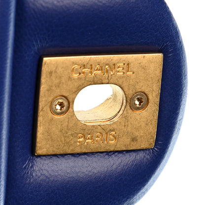Chanel Lambskin Quilted Small Pillow Crush Flap Blue 12 of 12