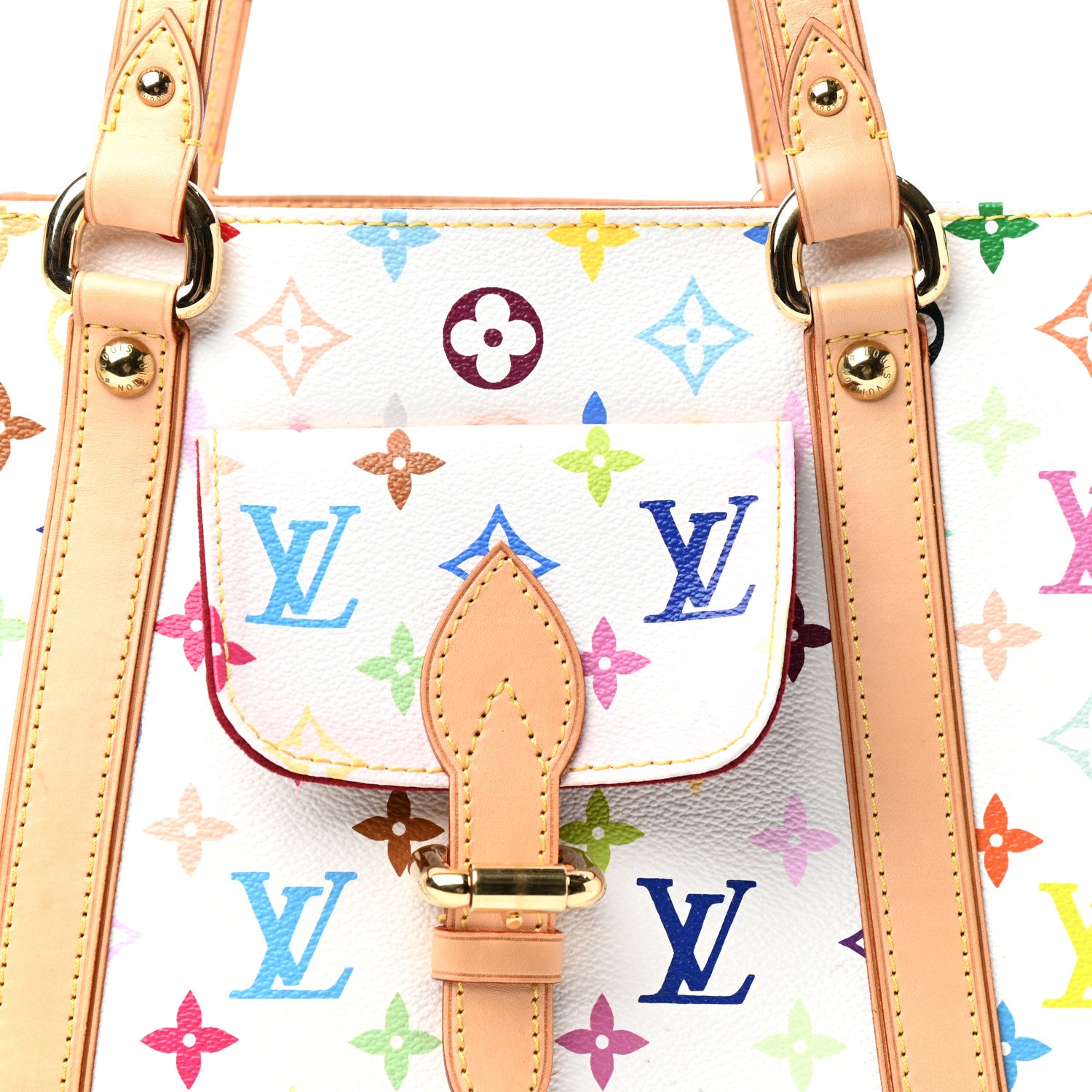 Louis Vuitton Monogram Multicolor Aurelia MM White 9 of 9