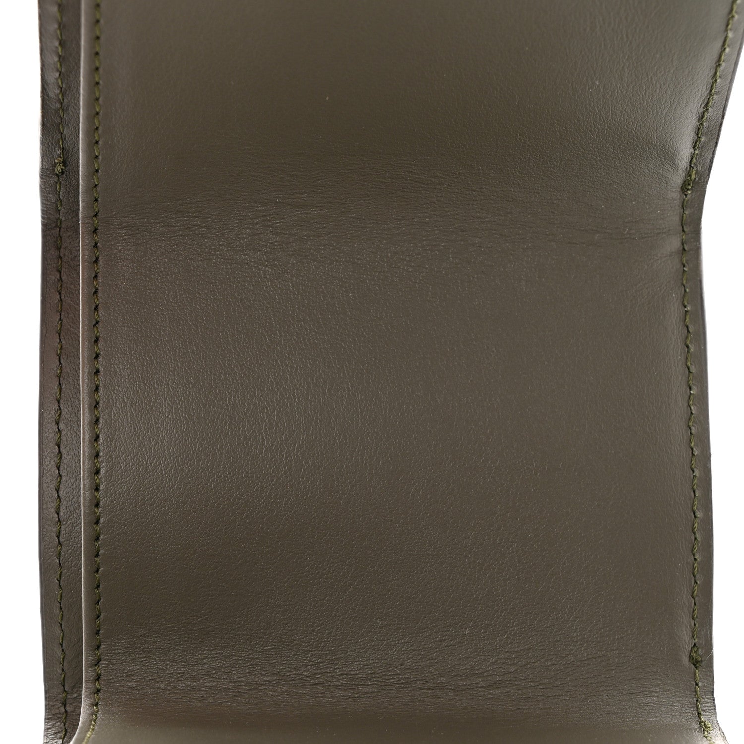 Fendi Vitello Cruise F is Fendi Micro Tri-Fold Envelope Wallet Asparago 5 of 11