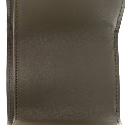 Fendi Vitello Cruise F is Fendi Micro Tri-Fold Envelope Wallet Asparago 5 of 11