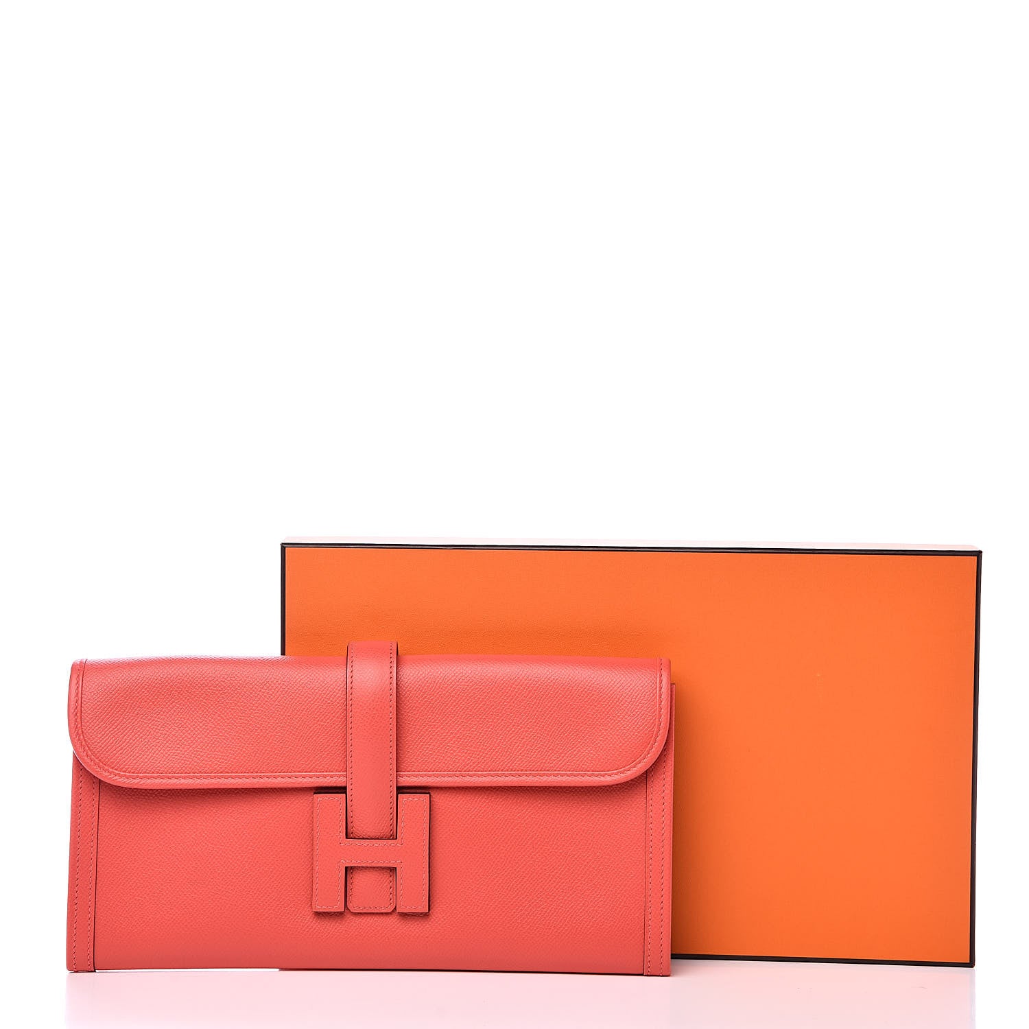 Hermes Epsom Jige Elan 29 Clutch Rose Jaipur 10 of 10