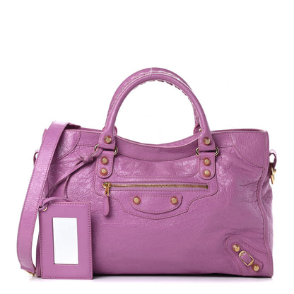 Balenciaga Agneau Giant 12 Gold Hardware City Rose Berlingot 1 of 14
