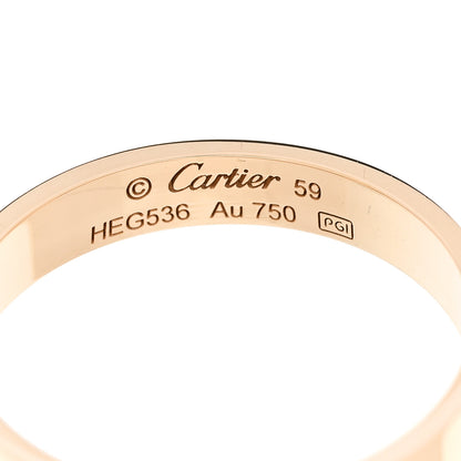 Cartier 18K Yellow Gold 3.5mm LOVE Wedding Band Ring 59 8.75 4 of 4