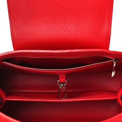 Louis Vuitton Taurillon Capucines BB Rubis 8 of 8