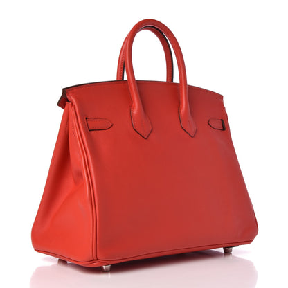 Hermes Swift Birkin 25 Rouge Tomate 3 of 7