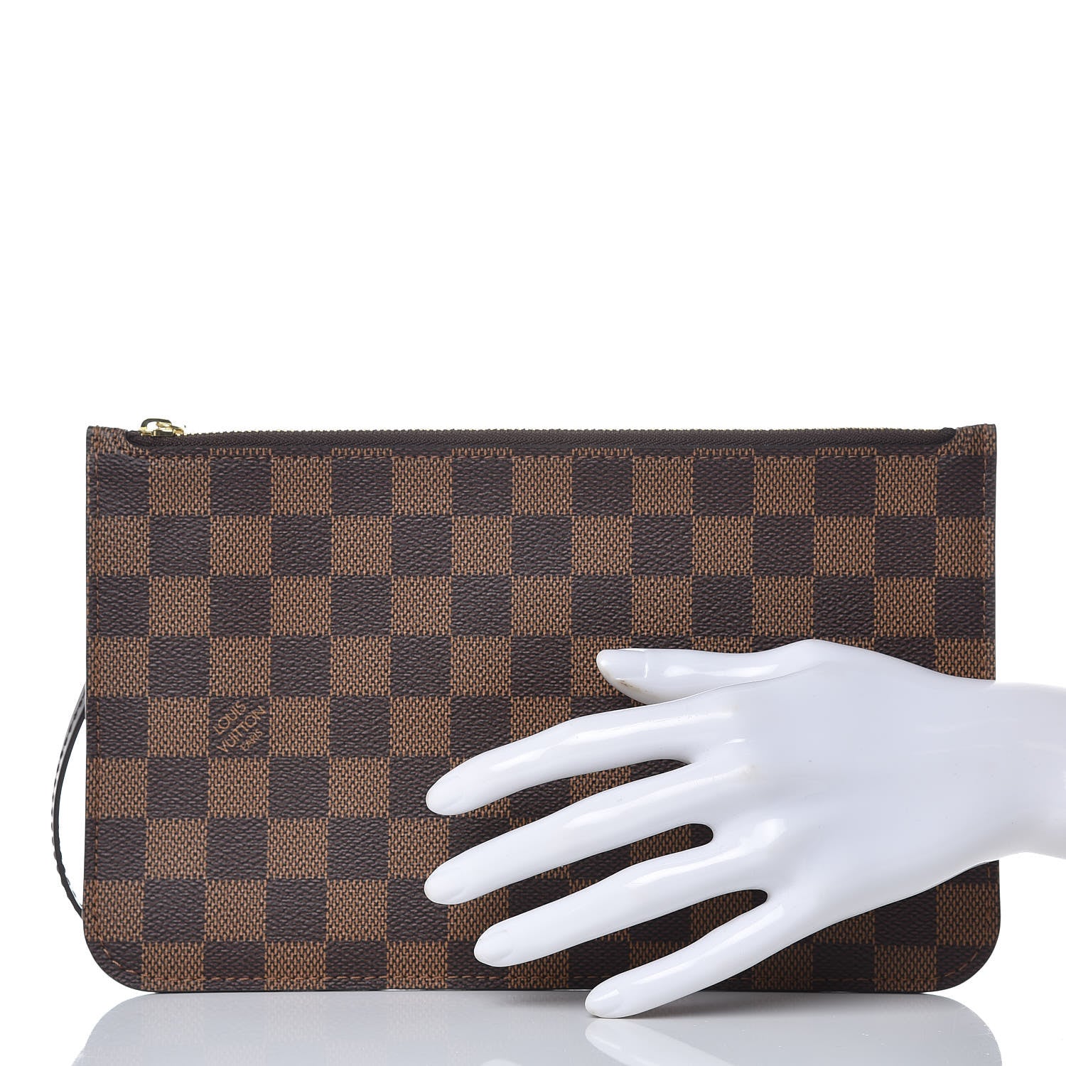 Louis Vuitton Damier Ebene Neverfull MM GM Pochette 2 of 7