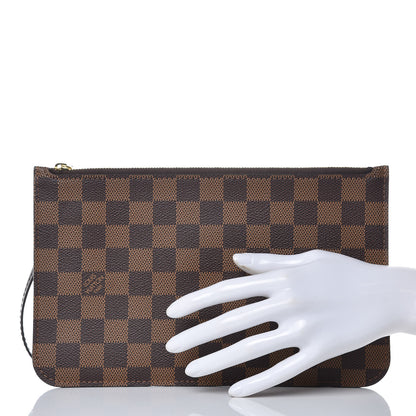 Louis Vuitton Damier Ebene Neverfull MM GM Pochette 2 of 7