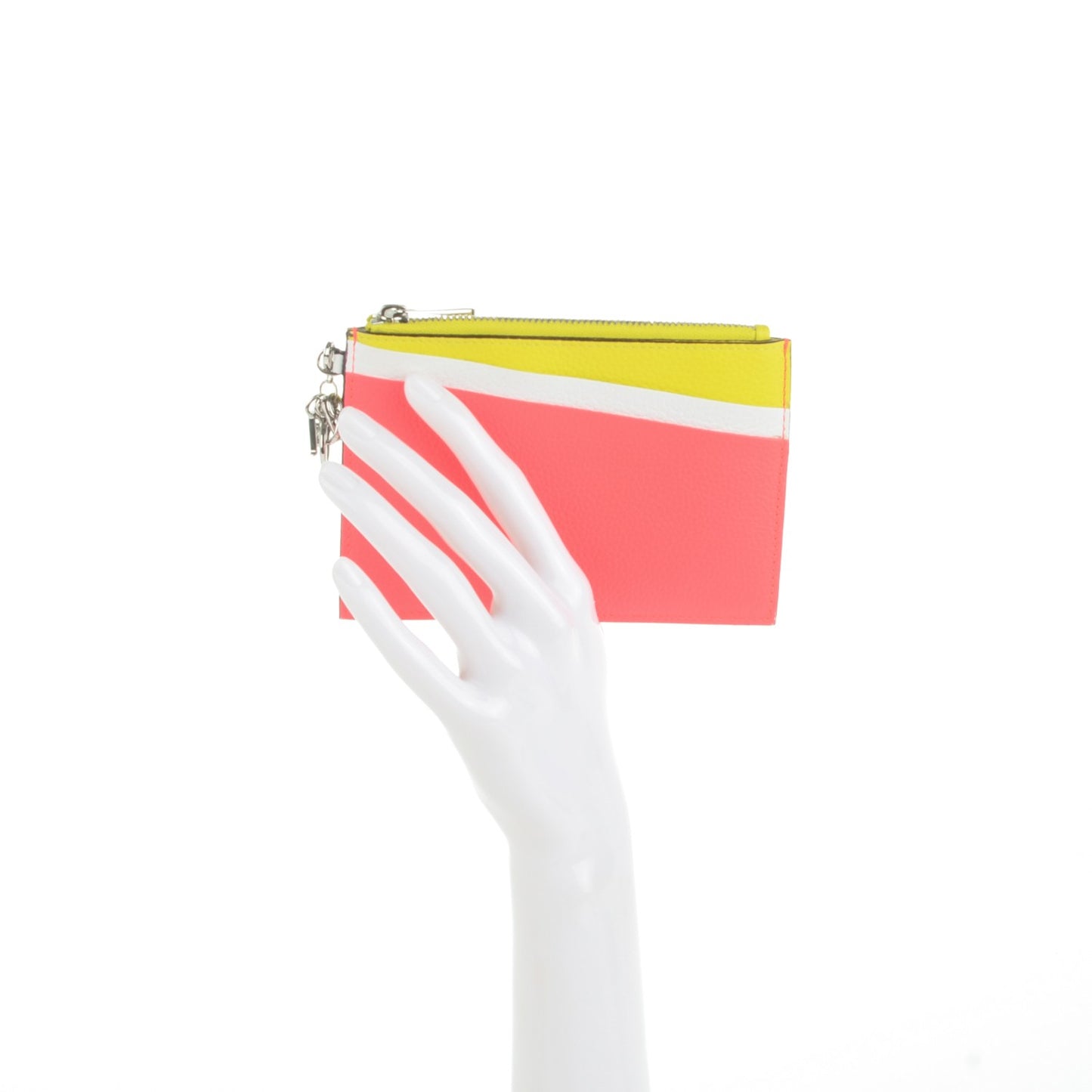 Bullcalf Tri-Color Diorissimo Card Holder Vert Acide