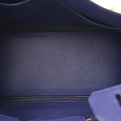 Hermes Togo Birkin 25 Bleu Encre 5 of 12