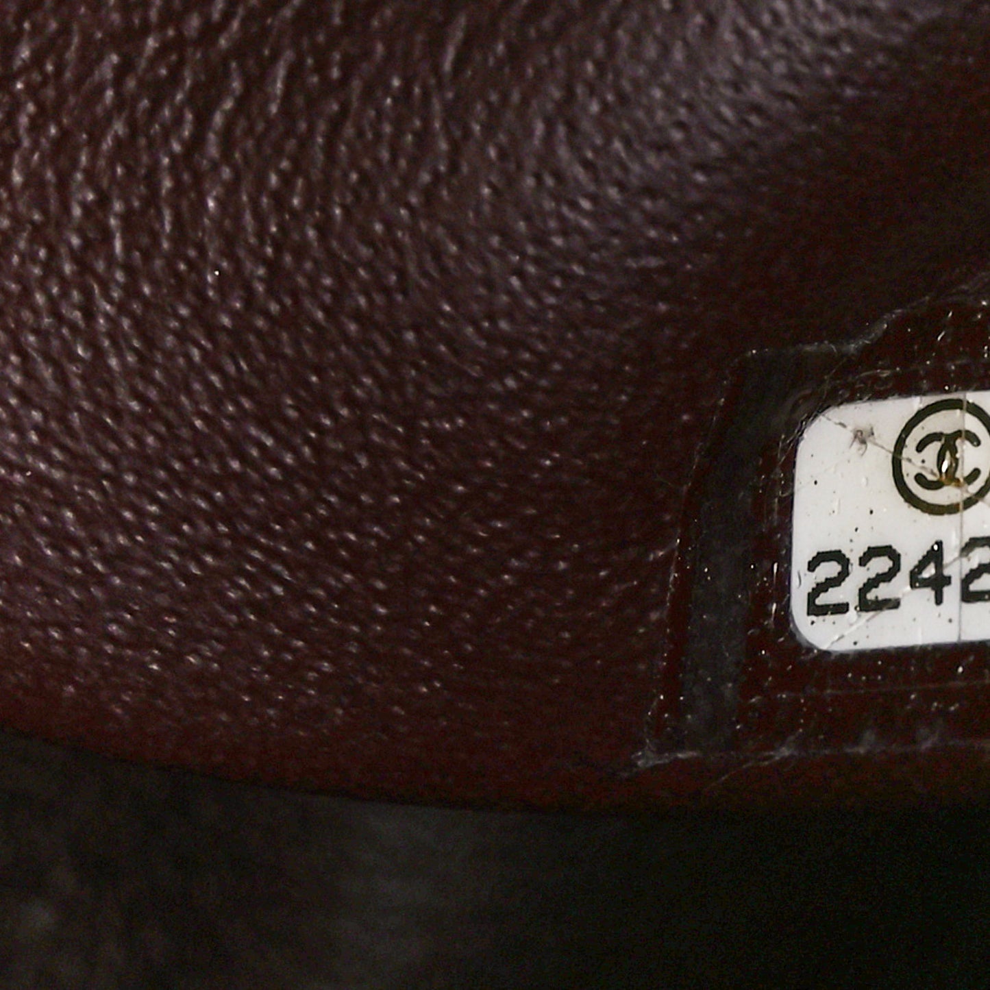 Aged Calfskin Quilted 2.55 Reissue 226 Flap Black
