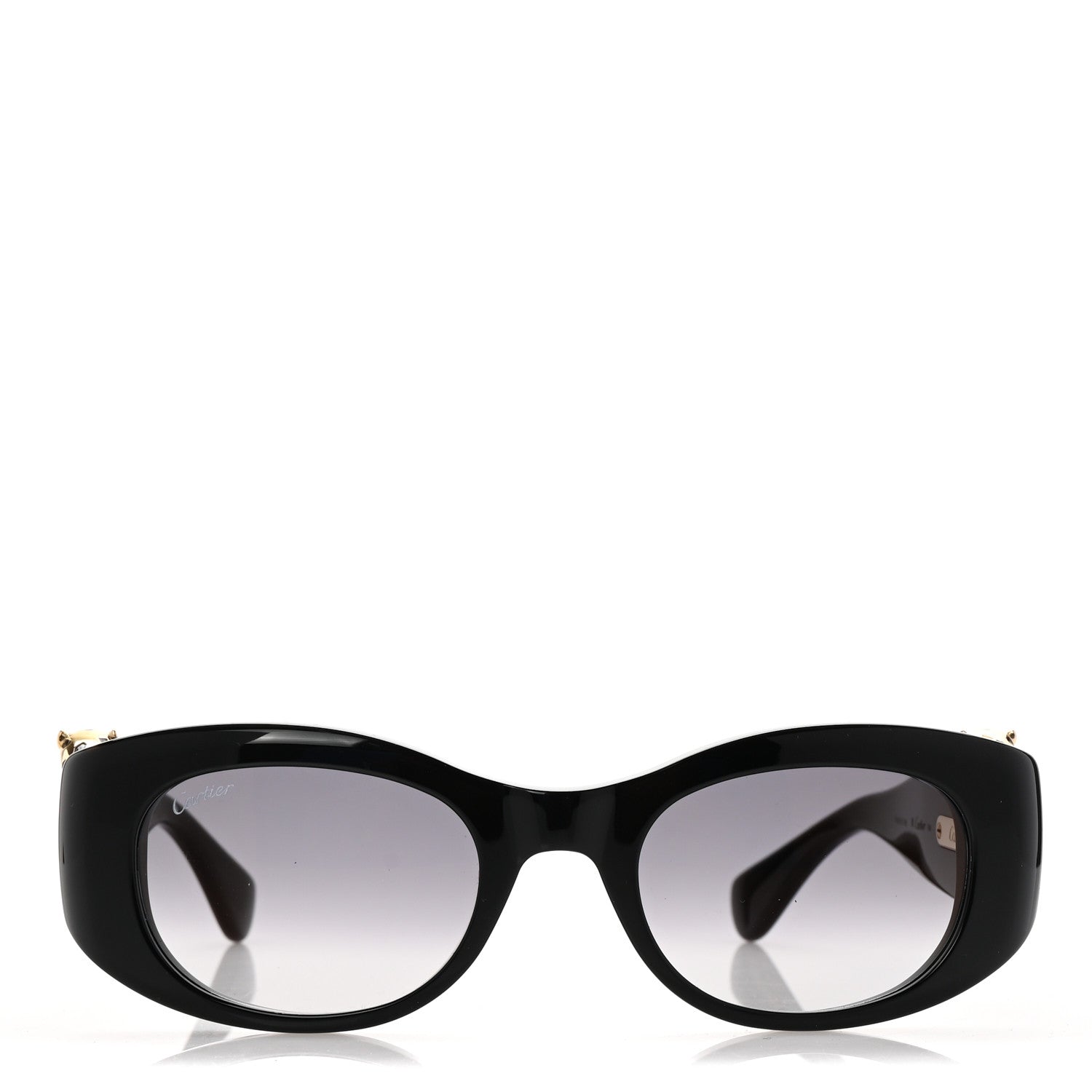 Cartier Acetate Panthere C-Logo Sunglasses CT0472S Black 2 of 7