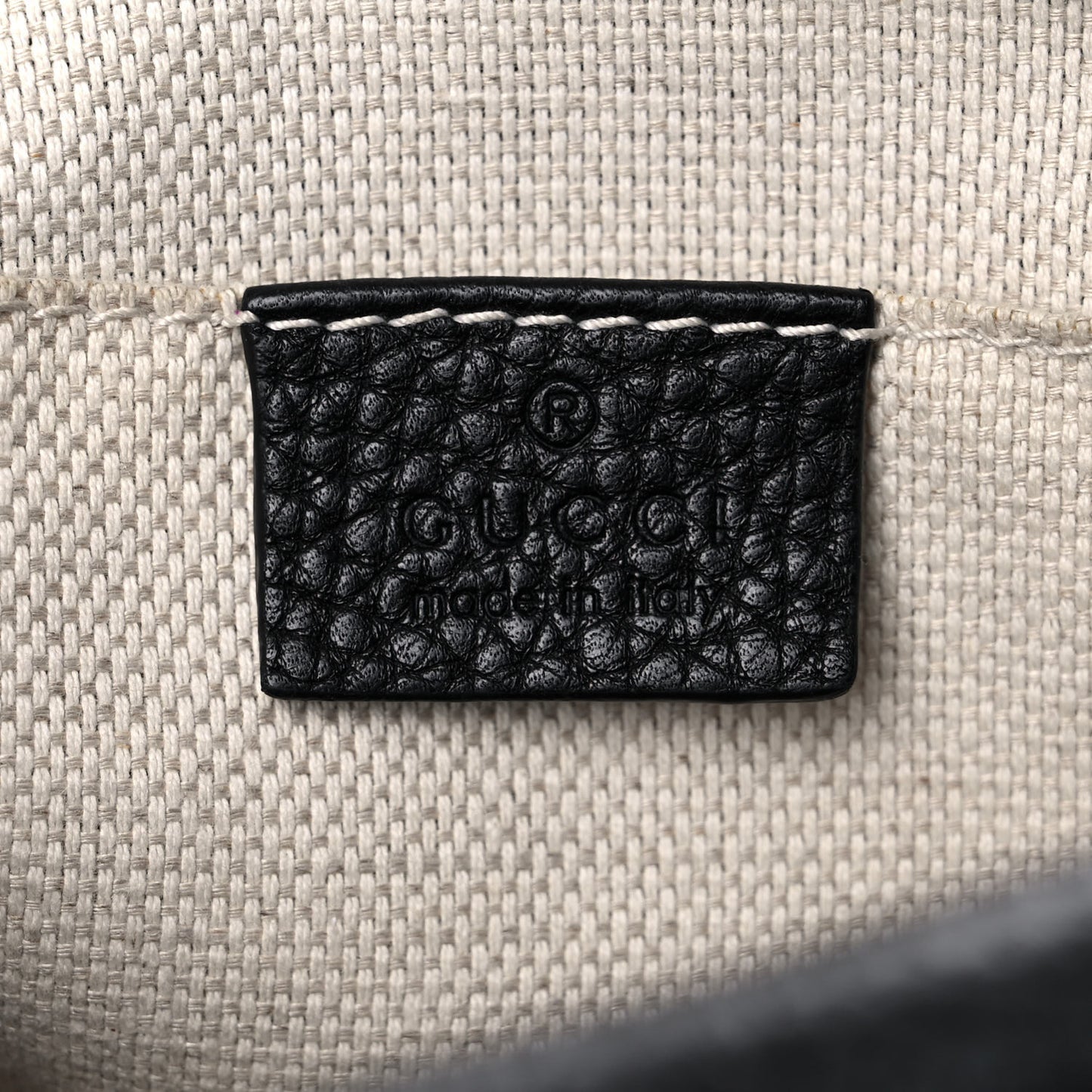 Pebbled Calfskin Small Soho Disco Bag Black
