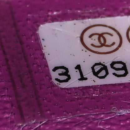 Chanel Lambskin Quilted Mini Rectangular Flap Blue Purple 7 of 11