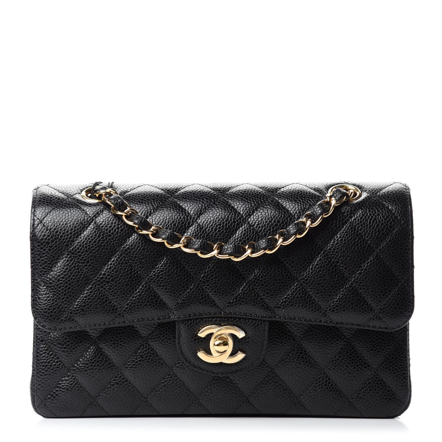 Chanel Caviar Quilted Small Double Flap Black 1 of 11