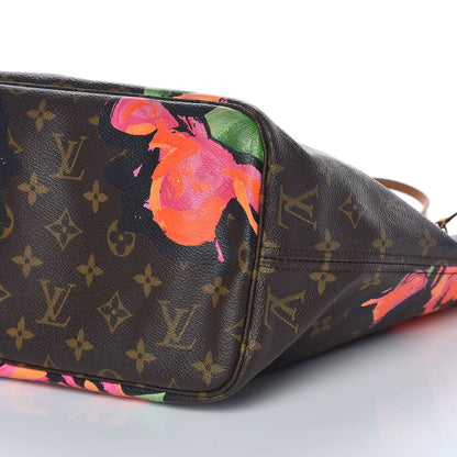 Louis Vuitton Monogram Roses Neverfull MM 18 of 18