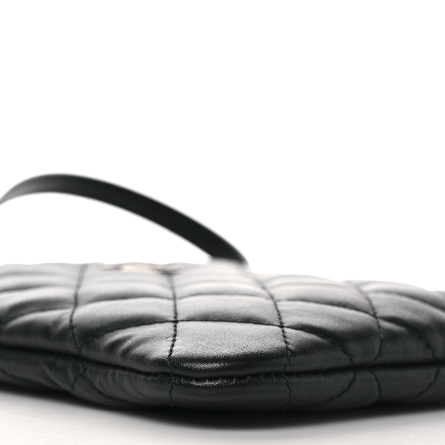 Lambskin Quilted Crossbody Bag Black