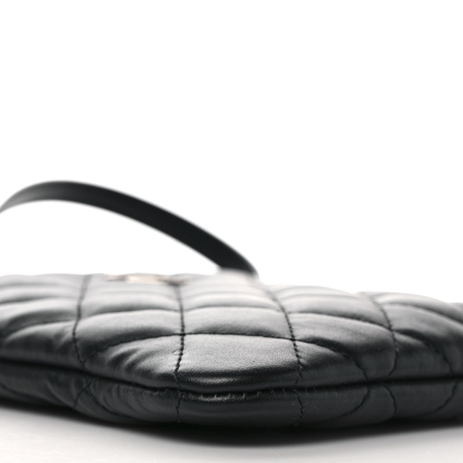 Chanel Lambskin Quilted Crossbody Bag Black 8 of 9