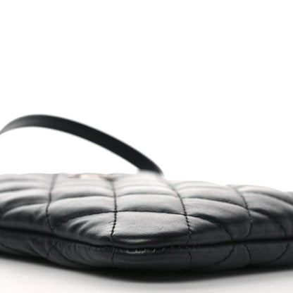 Chanel Lambskin Quilted Crossbody Bag Black 8 of 9