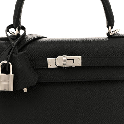 Hermes Epsom Kelly Sellier 25 Black 8 of 11