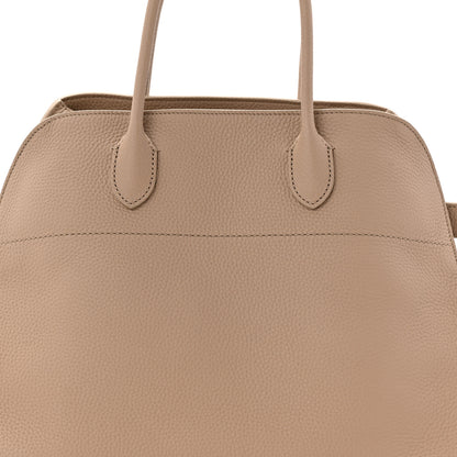 The Row Matte Grained Calfskin Soft Margaux Dark Taupe 7 of 9