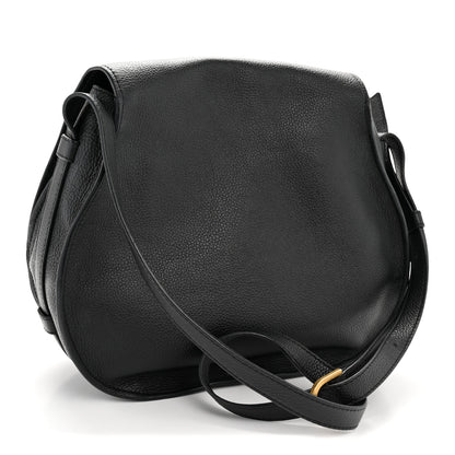Chloe Calfskin Medium Marcie Round Crossbody Bag Black 6 of 34
