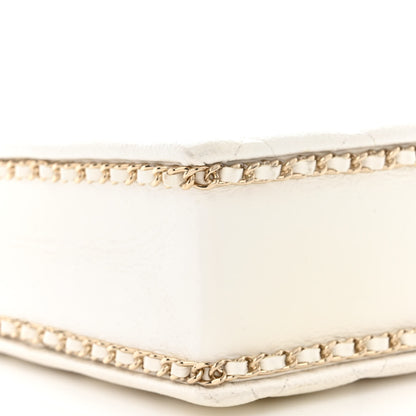 Chanel Caviar Quilted Evening Box Bag White 9 of 14