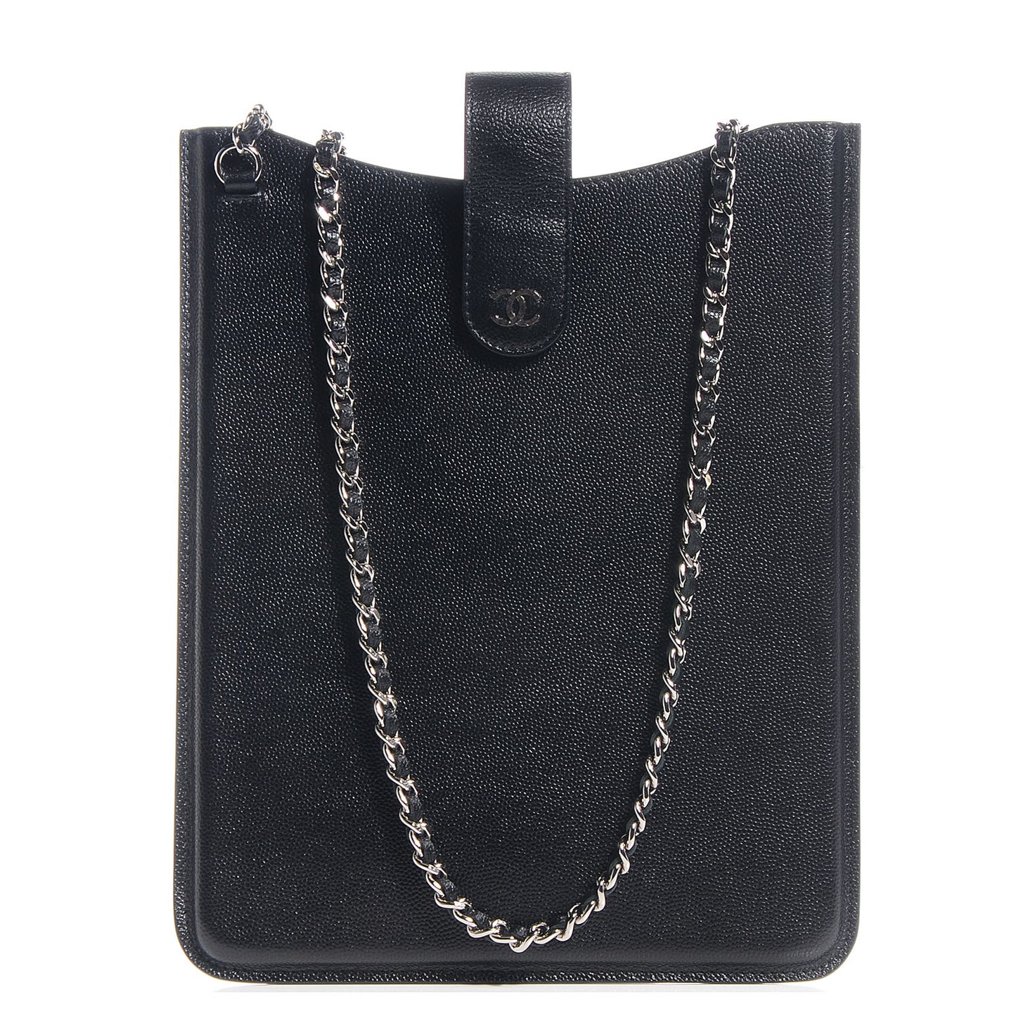 Caviar iPad Case Crossbody Black