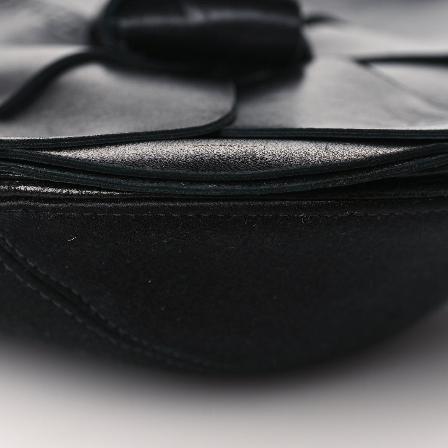 Chanel Lambskin Quilted Camelia Clutch Black 9 of 9