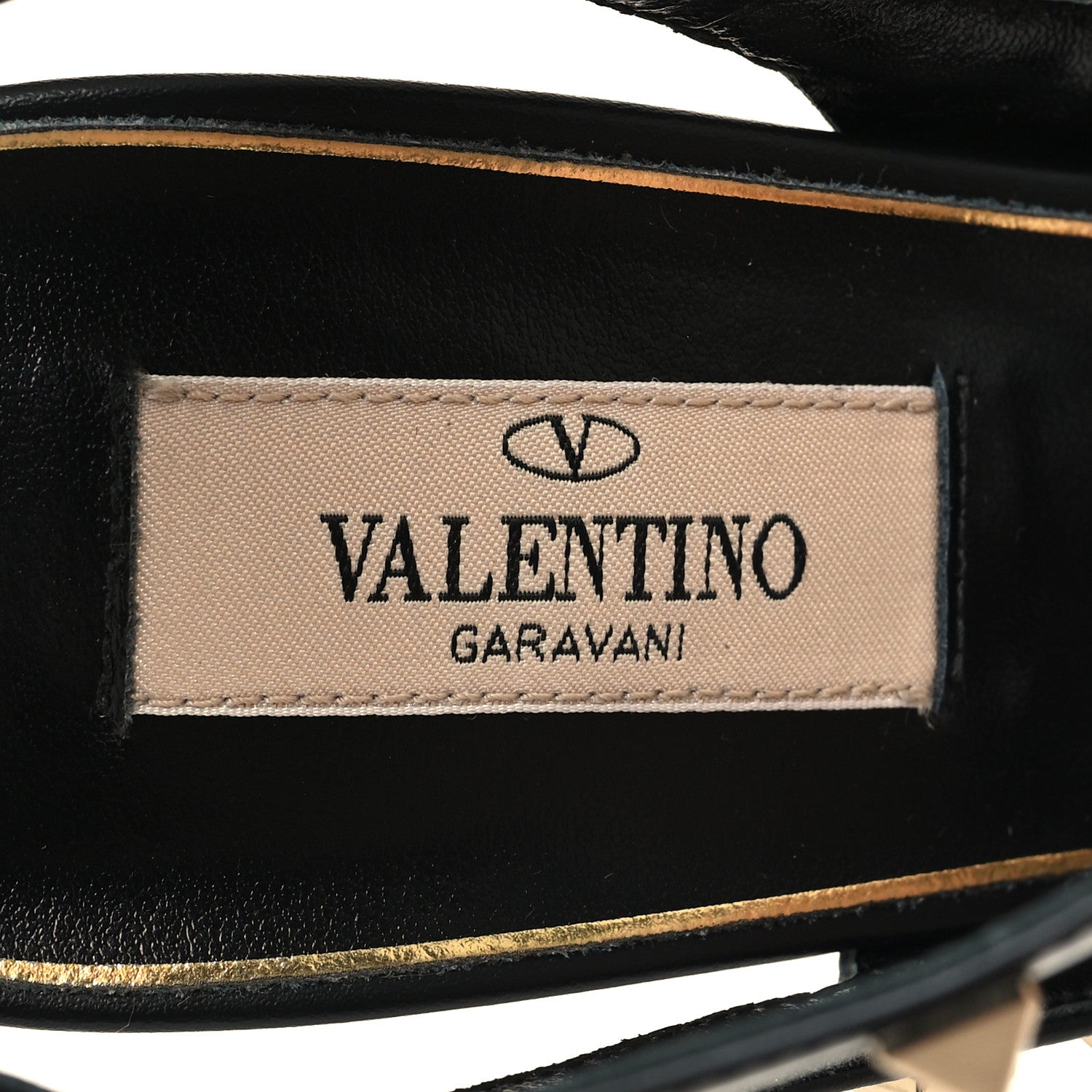 Valentino Garavani Calfskin Nappa Boudoir Rockstud Ankle Strap 100mm Pumps 39.5 Rose Cannelle Black 8 of 9