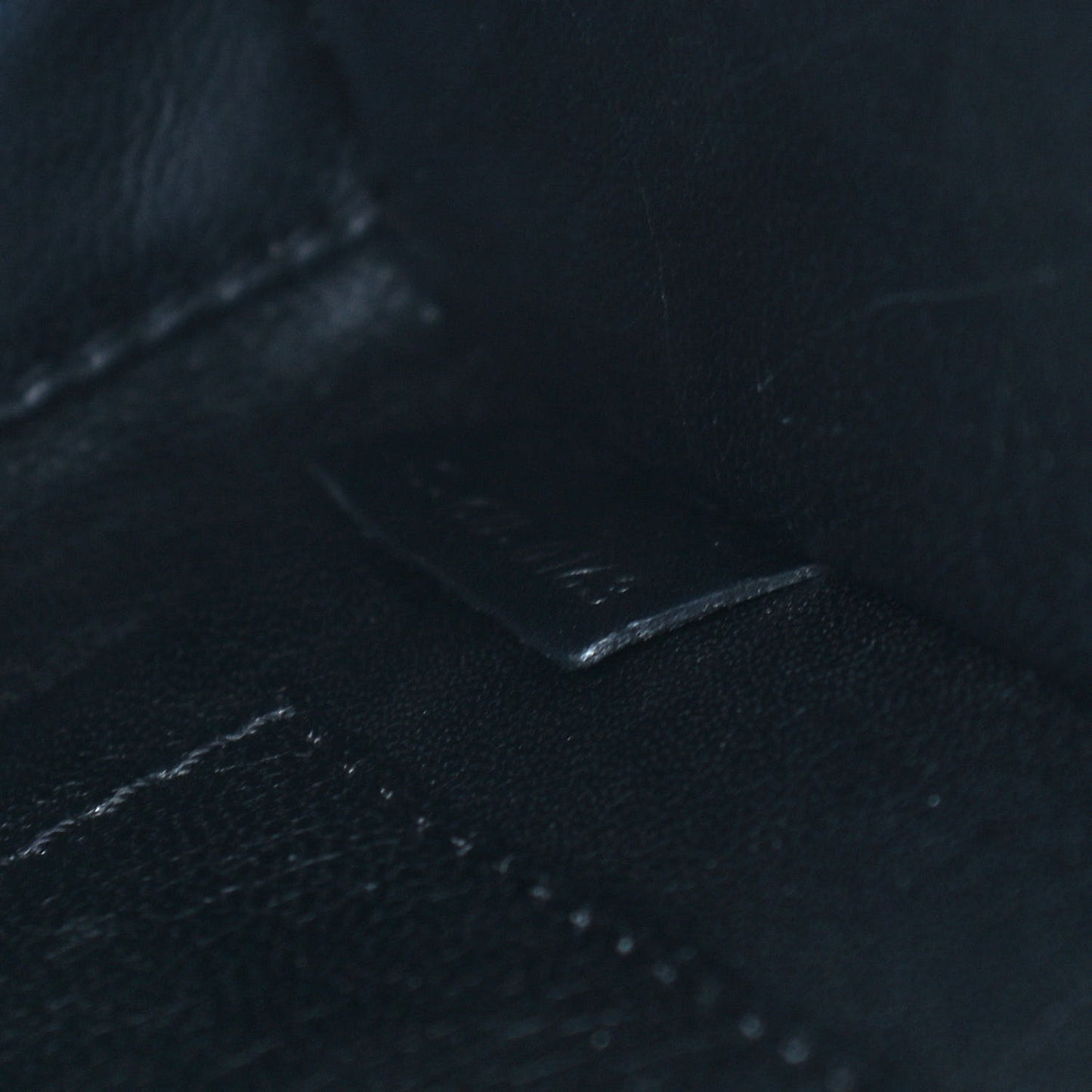 Bullhide Calfskin Nano Tri-Color Luggage Navy Multicolor