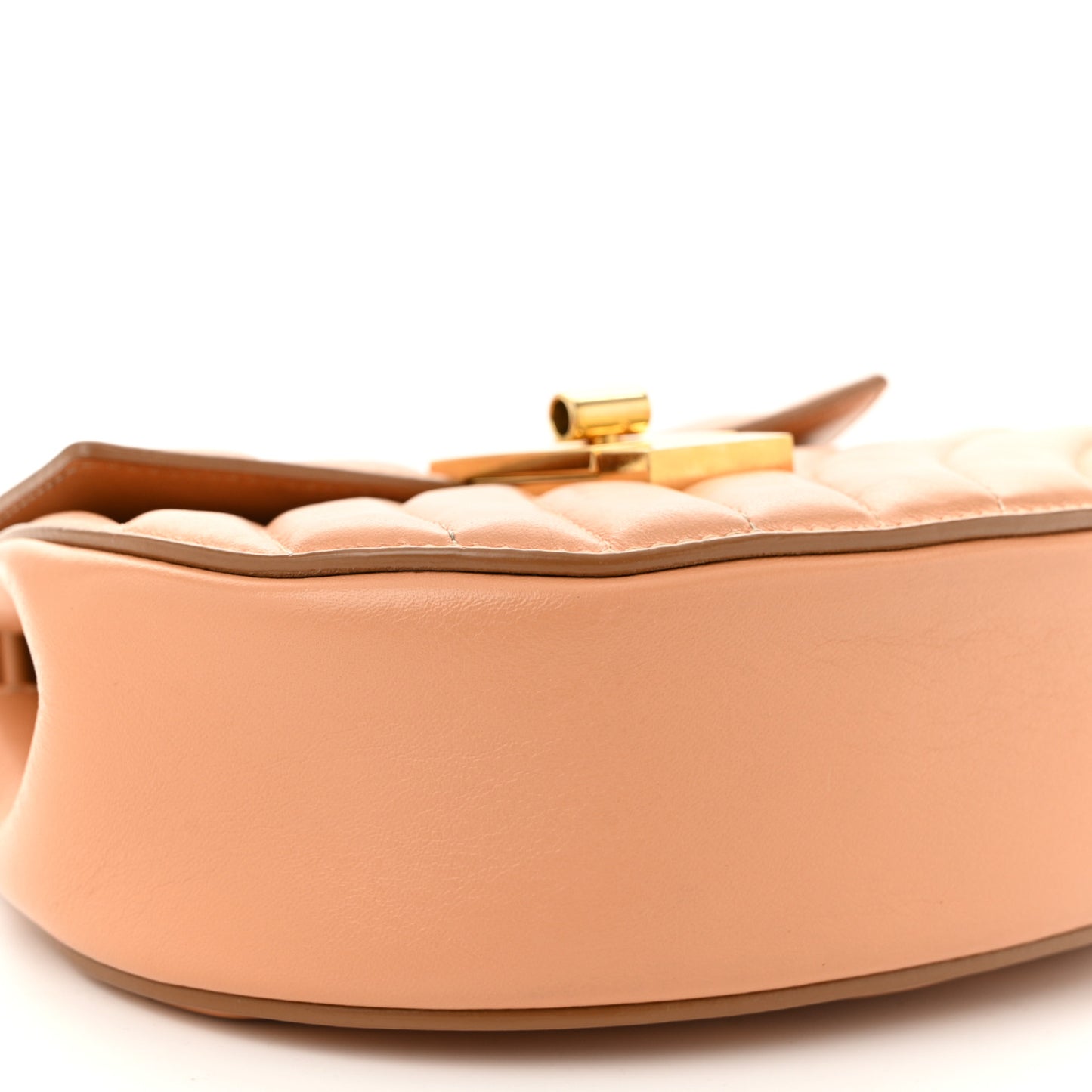 Calfskin Quilted Mini Drew Bijou Shoulder Bag Blushy Pink
