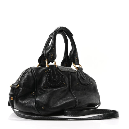Chloe Calfskin Small Paddington Satchel Black 3 of 10