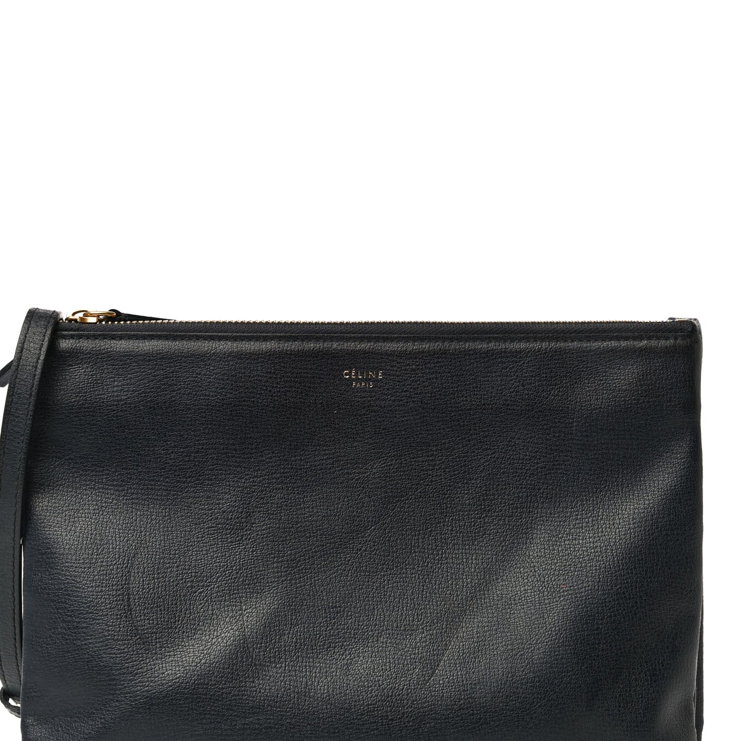 Goatskin Large Trio Crossbody Bag Dark Blue
