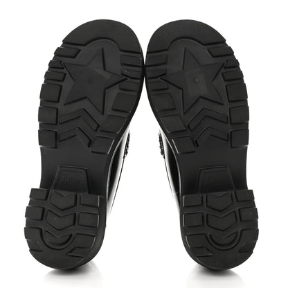 Christian Dior Brushed Calfskin Dior Code Lug Sole 15mm Loafers 38 Black 5 of 9