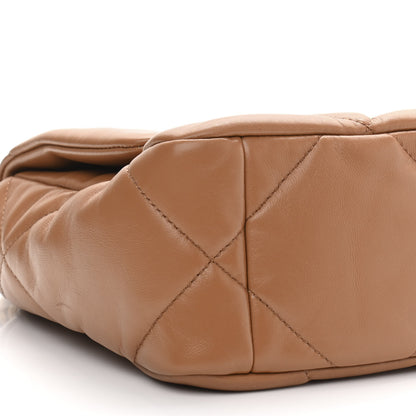 Chanel Lambskin Quilted Medium Chanel 19 Flap Brown 9 of 11