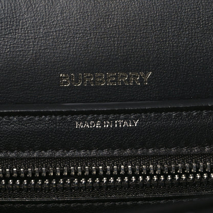 Burberry Calfskin Medium Camouflage Olympia Shoulder Bag Black 6 of 8