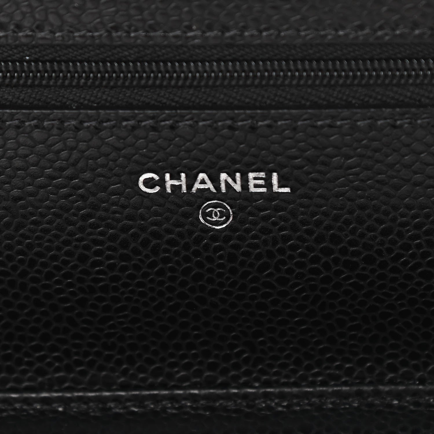 Chanel Caviar Quilted Wallet On Chain WOC Black 6 of 12