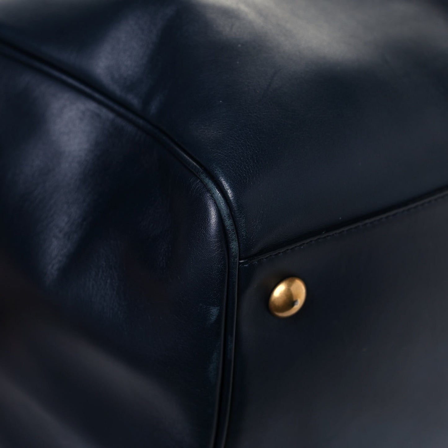 Calfskin Classic Duffle 12 Marine