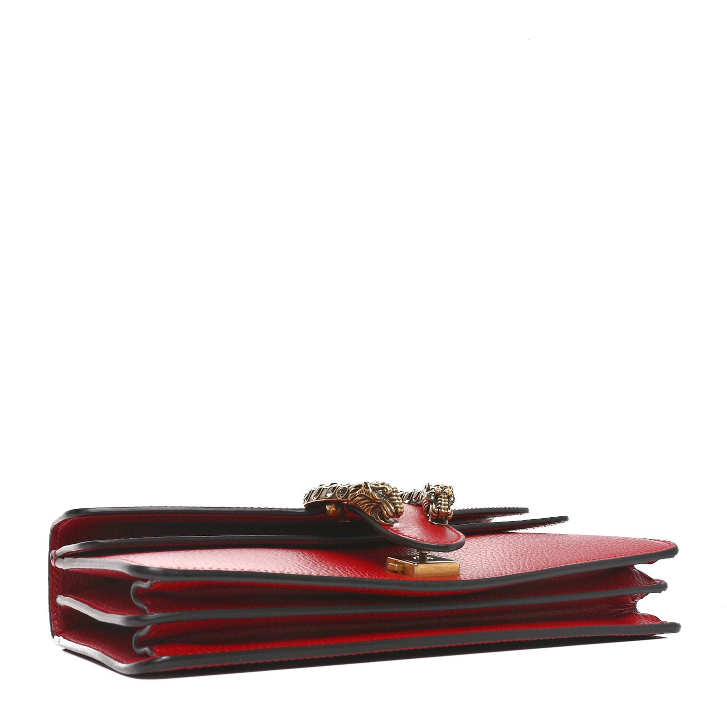 Dollar Calfskin Swarovski Crystal Small Dionysus Shoulder Bag Hibiscus Red