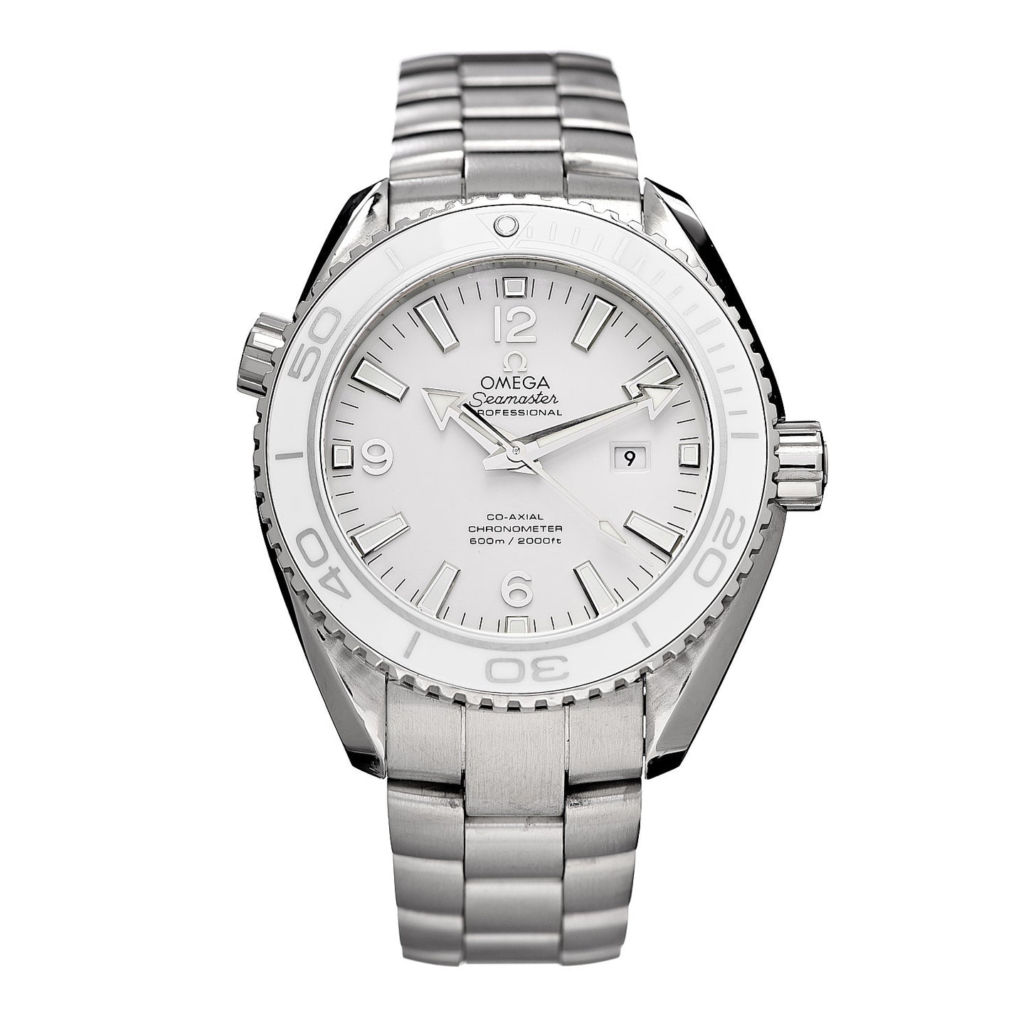 Stainless Steel 37mm Seamaster Planet Ocean Automatic Watch White 232.30.38.20.04.001