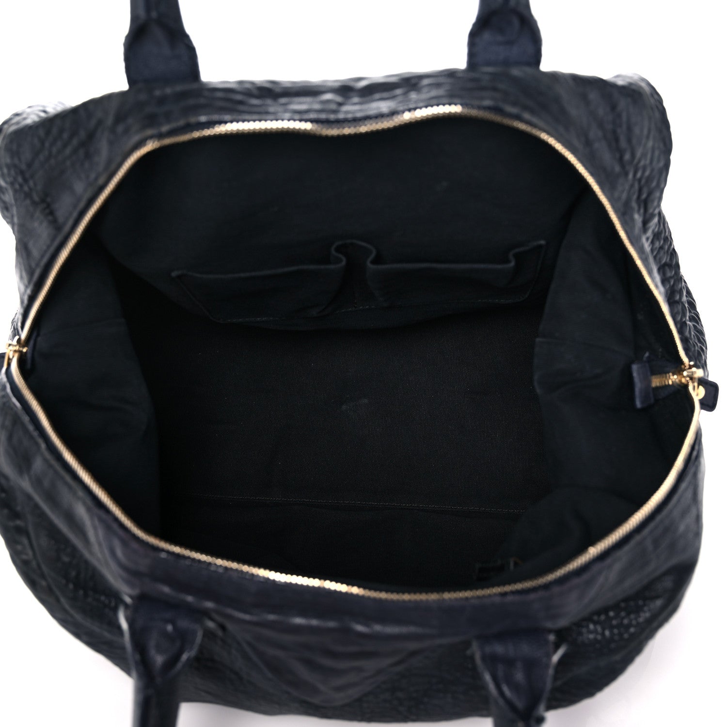 Saint Laurent Pebbled Lambskin Medium Easy Sac Black 5 of 17
