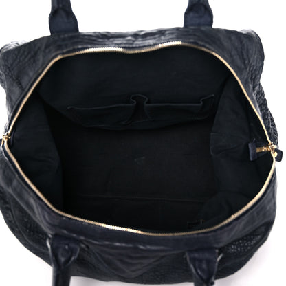 Saint Laurent Pebbled Lambskin Medium Easy Sac Black 5 of 17