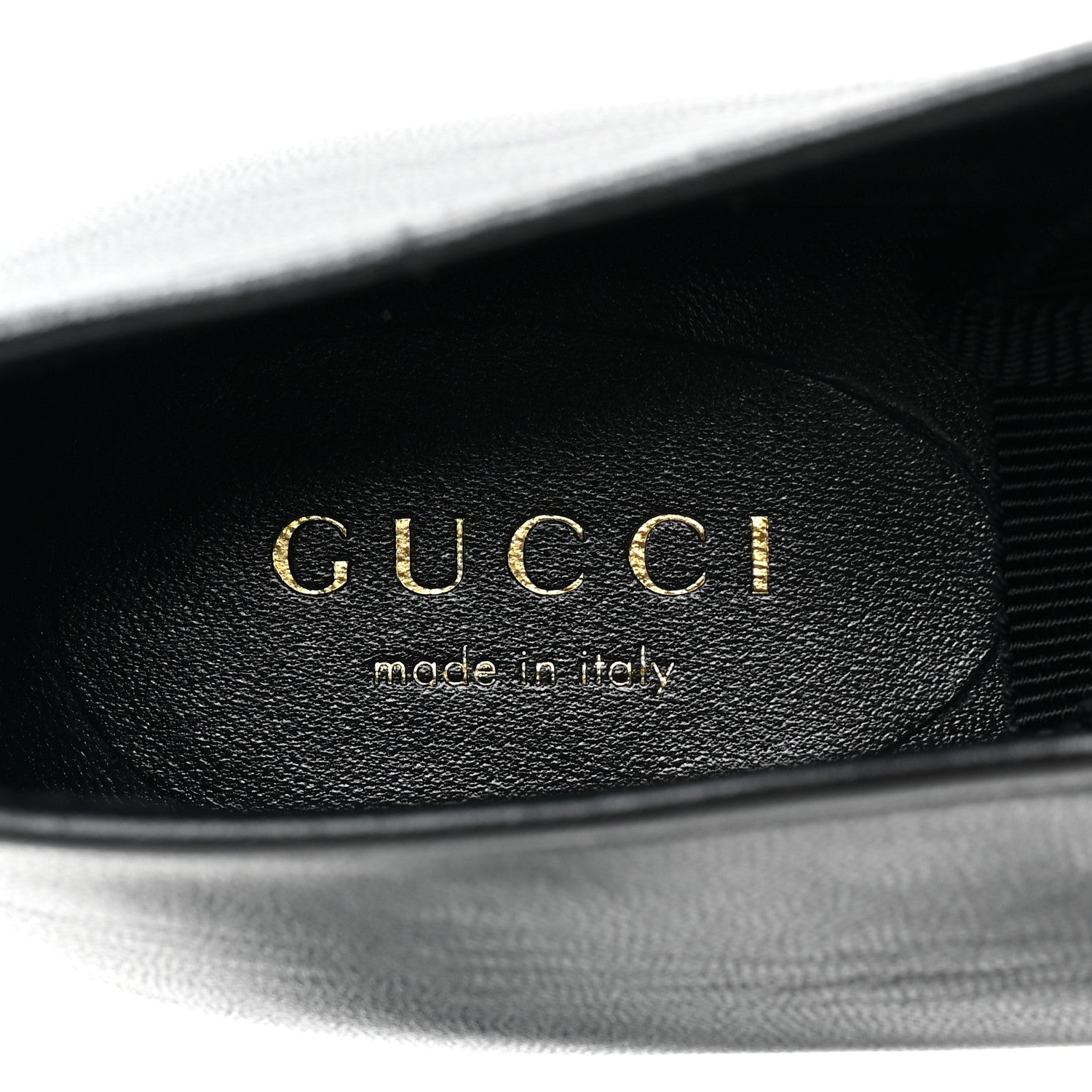 Gucci Malaga Kid Snakeskin Interlocking G Ballet Flats 38 Black 7 of 8
