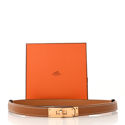Hermes Epsom Kelly Belt Gold 6 of 6
