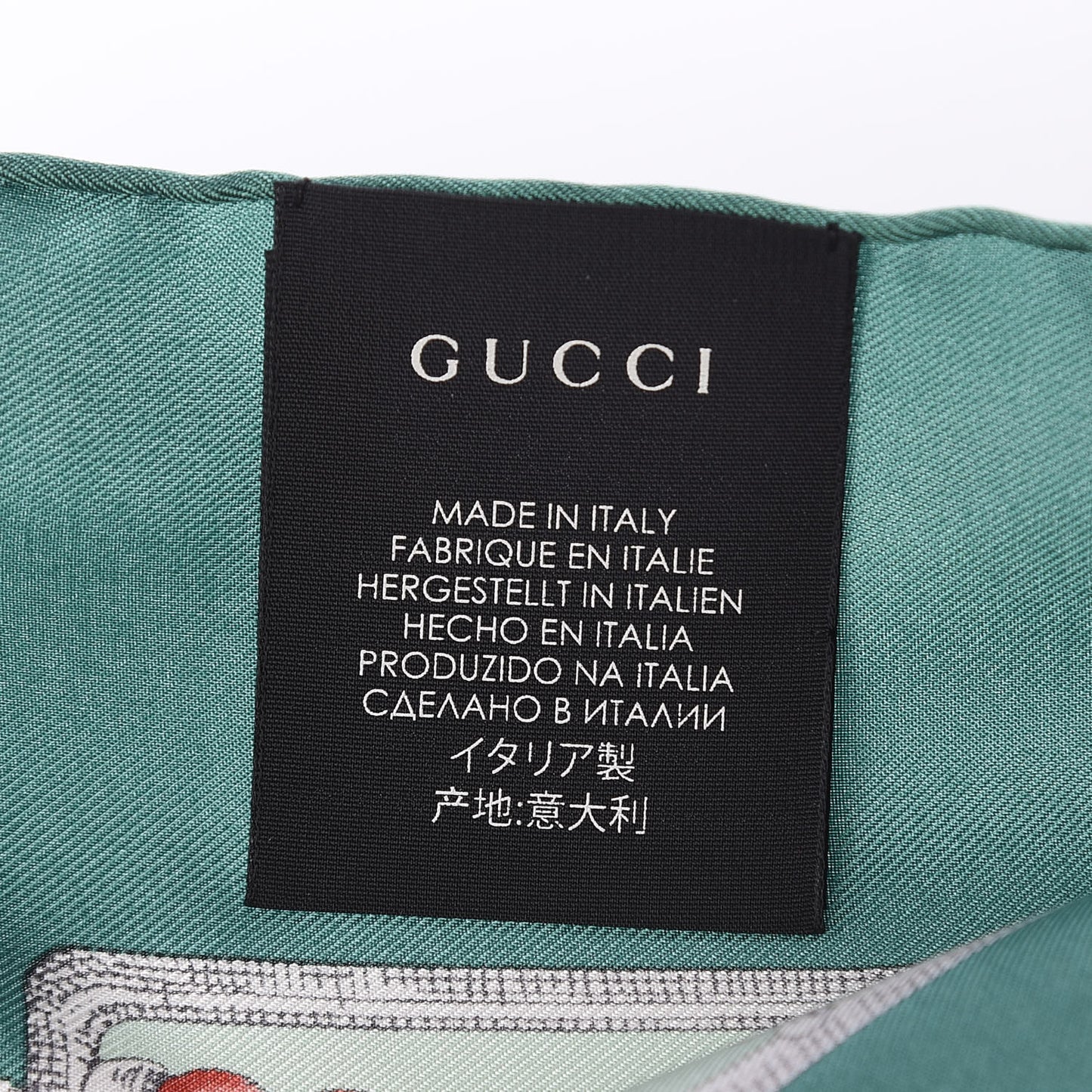 Silk Twill Wondergardenia Square Scarf Emerald