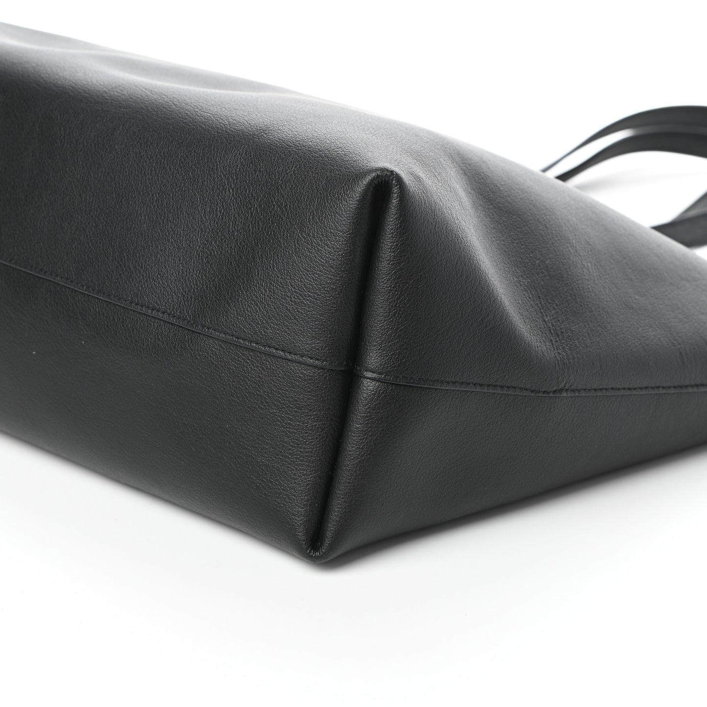 Calfskin Large Shopping Tote Black